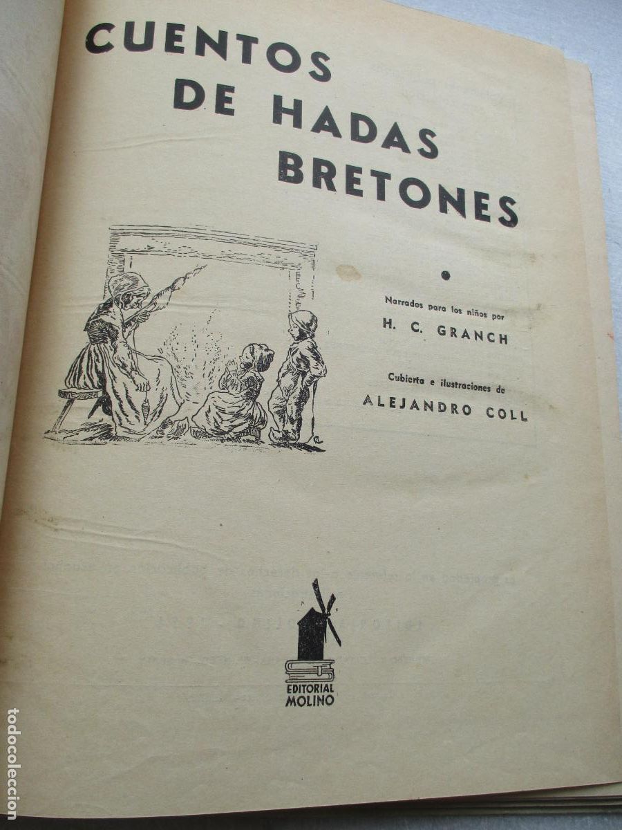 Libros de segunda mano: CUENTOS DE HADAS BRETONES-EDT: MOLINO-1954 - Foto 4