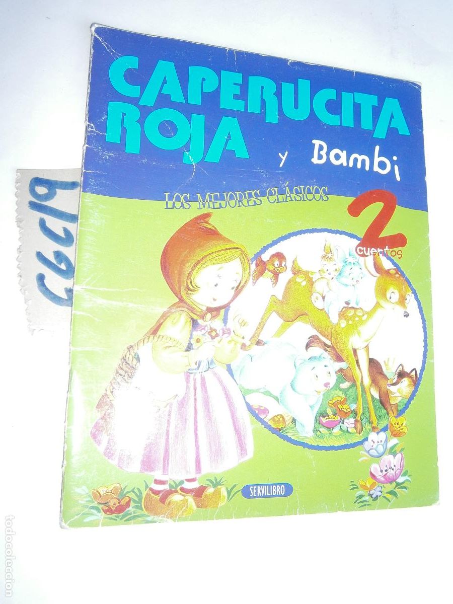 Libros de segunda mano: CAPERUCITA ROJA Y BAMBI - Foto 1