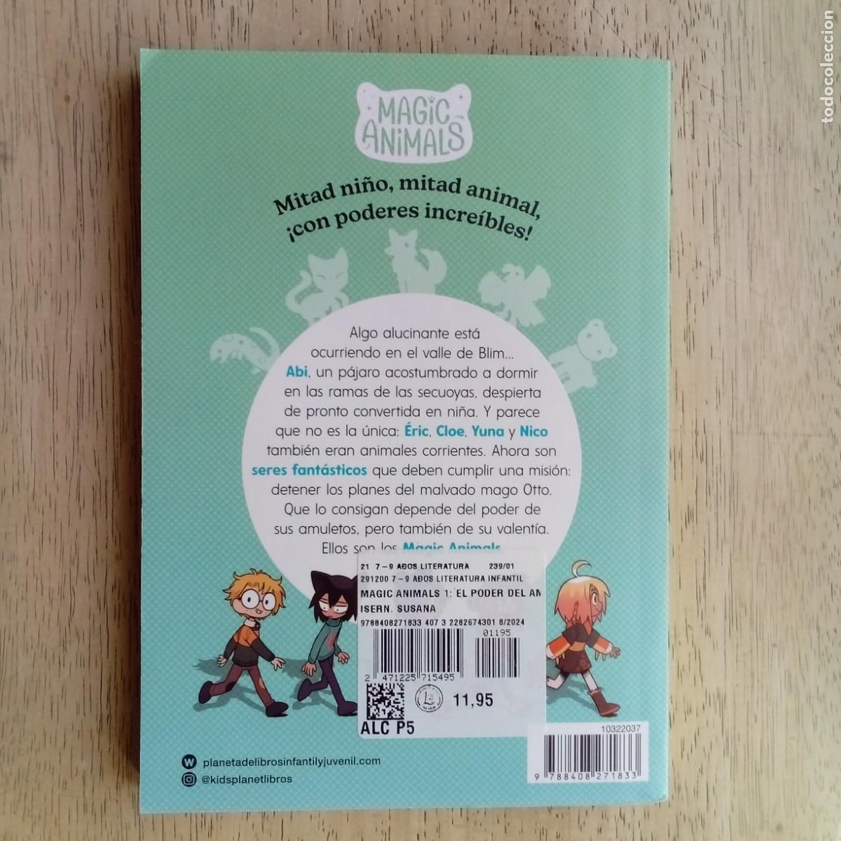 Libros de segunda mano: Magic Animals. El poder del amuleto. Susanna Isern - Foto 2