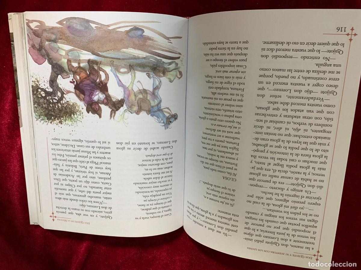 Libros de segunda mano: LIBROS; &laquo;DON QUIJOTE DE LA MANCHA&raquo; EDICI&Oacute;N INFANTIL - Foto 7
