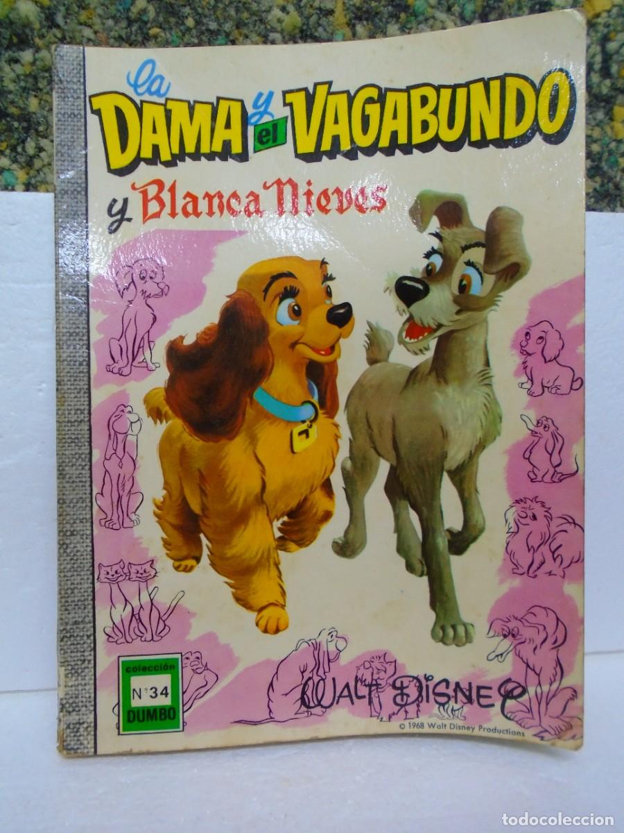 Libri di seconda mano: COLECCION DUMBO N&ordm;34-LA DAMA Y EL VAGABUNDO-1968 WALT DISNEY PRODUCTIONS.