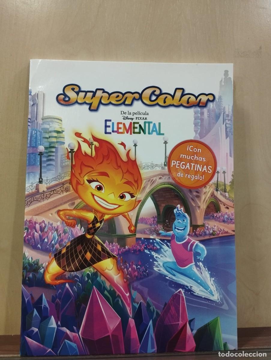 Libros de segunda mano: Elemental. Supercolor: Libro para colorear con pegatinas (Disney. Elemental) - Foto 1
