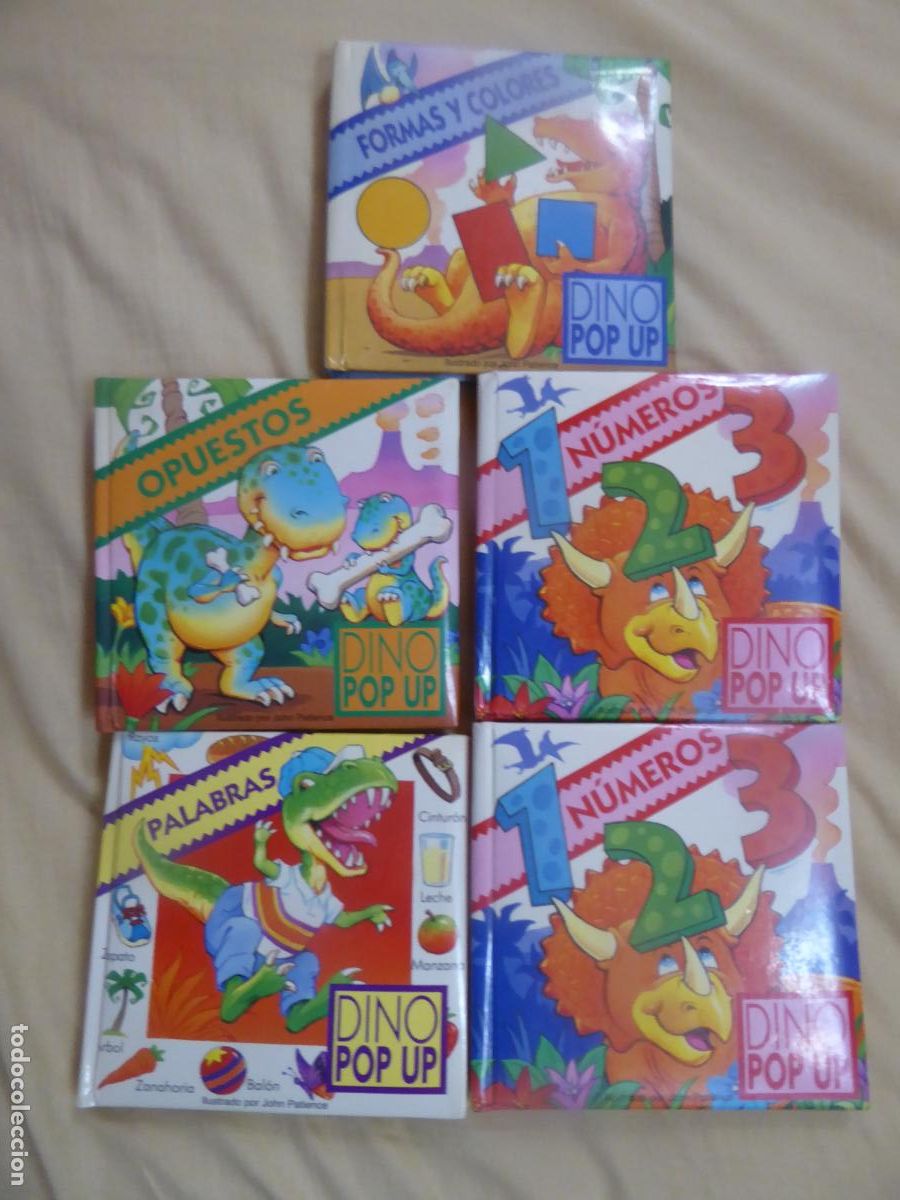Libros de segunda mano: CINCO LIBROS INFANTILES COLECCION DINO POP-UP - Foto 1