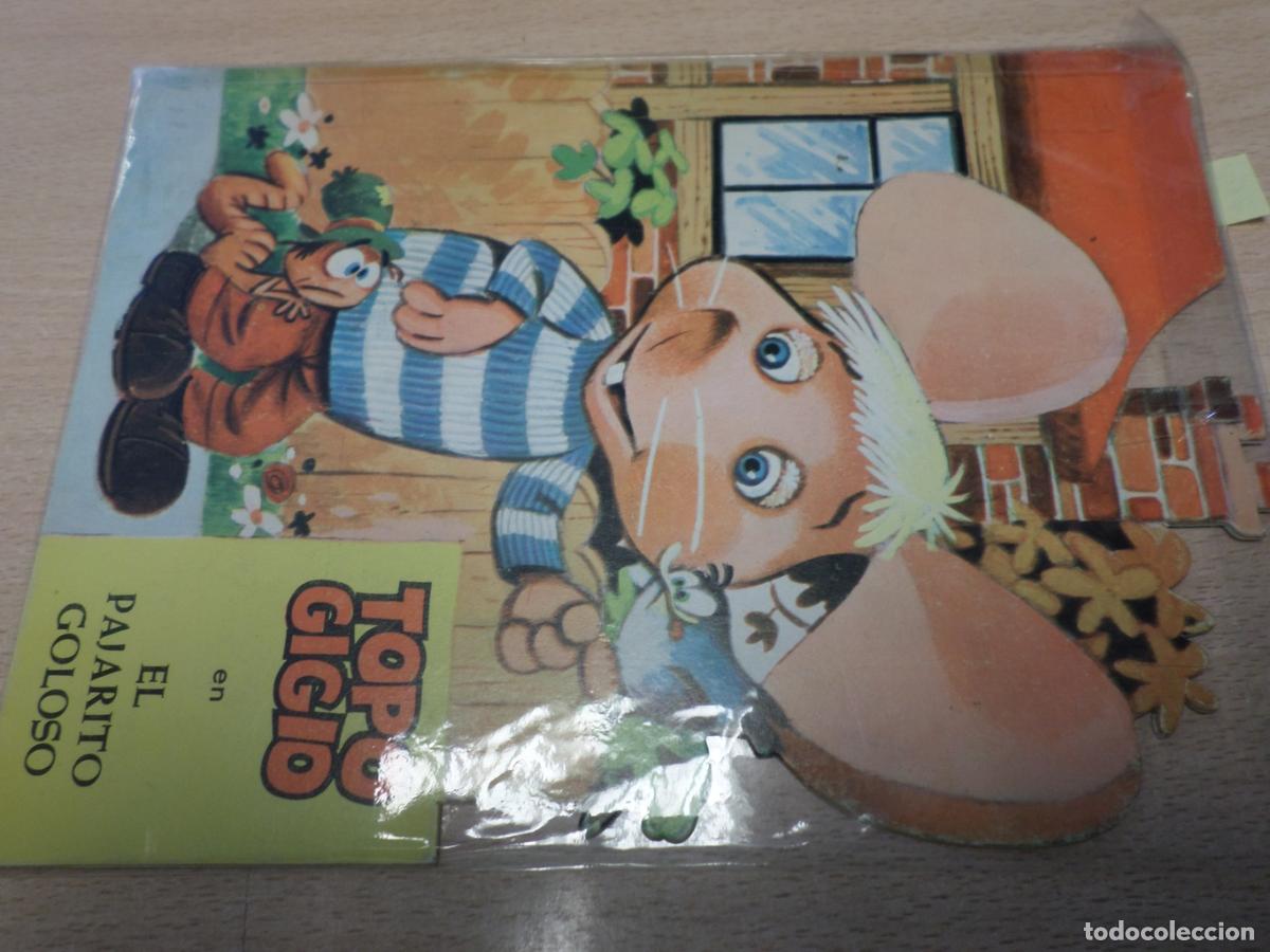 Libros de segunda mano: Topo Gigio en El pajarito goloso CUENTO TROQUELADO - Mar&iacute;a Perego