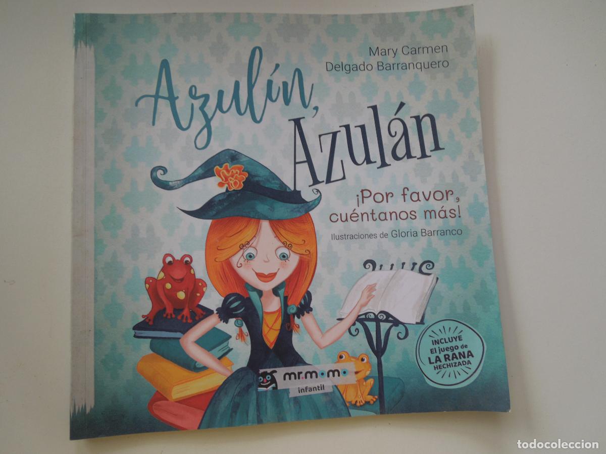 Second hand books: AZULIN , AZULAN - Mary Carmen Delgado Gloria Barranco - INCLUYE EL JUEGO DE LA RANA HECHIZADA