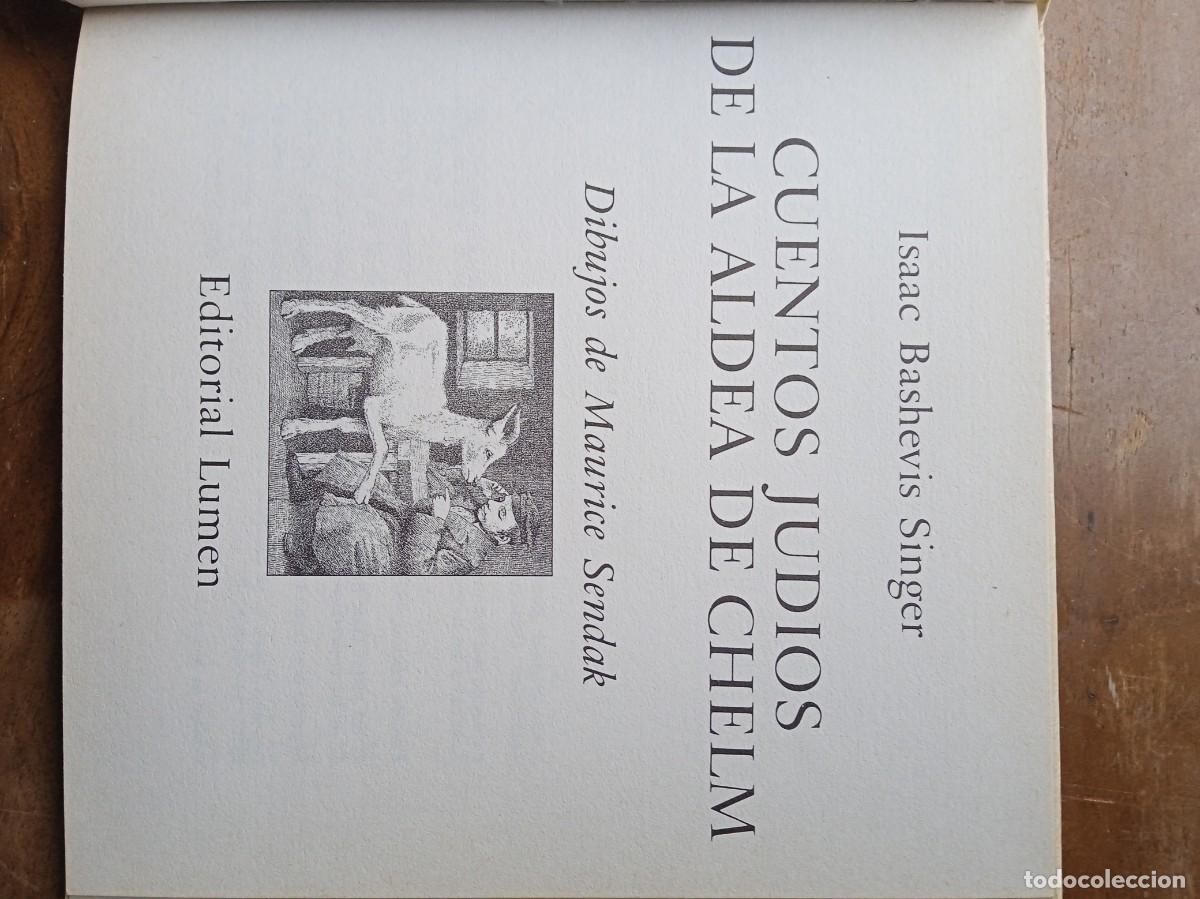Libros de segunda mano: Cuentos jud&iacute;os de la aldea de Chelm - Foto 2
