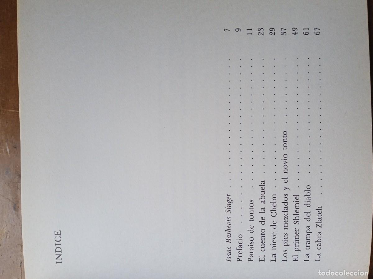 Libros de segunda mano: Cuentos jud&iacute;os de la aldea de Chelm - Foto 4