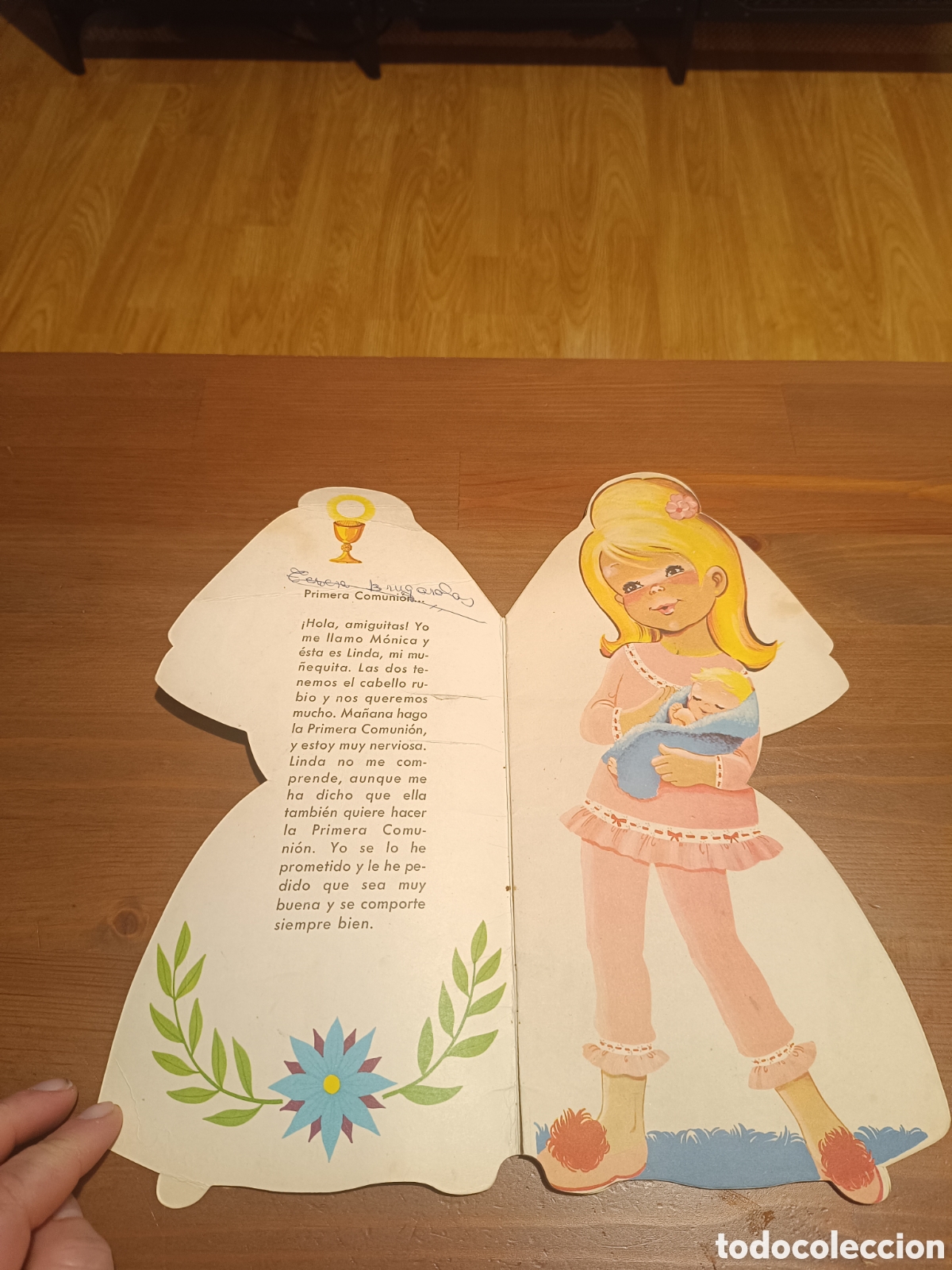 Libros de segunda mano: Cuento troquelado Primera Comuni&oacute;n de M&oacute;nica Editorial Ferma - Foto 3