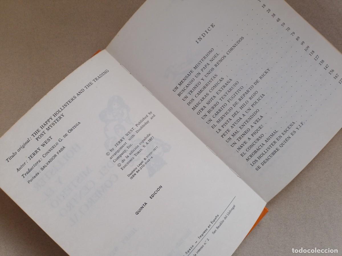 Libros de segunda mano: LOS HOLLISTER EDICIONES TORAY - Foto 4