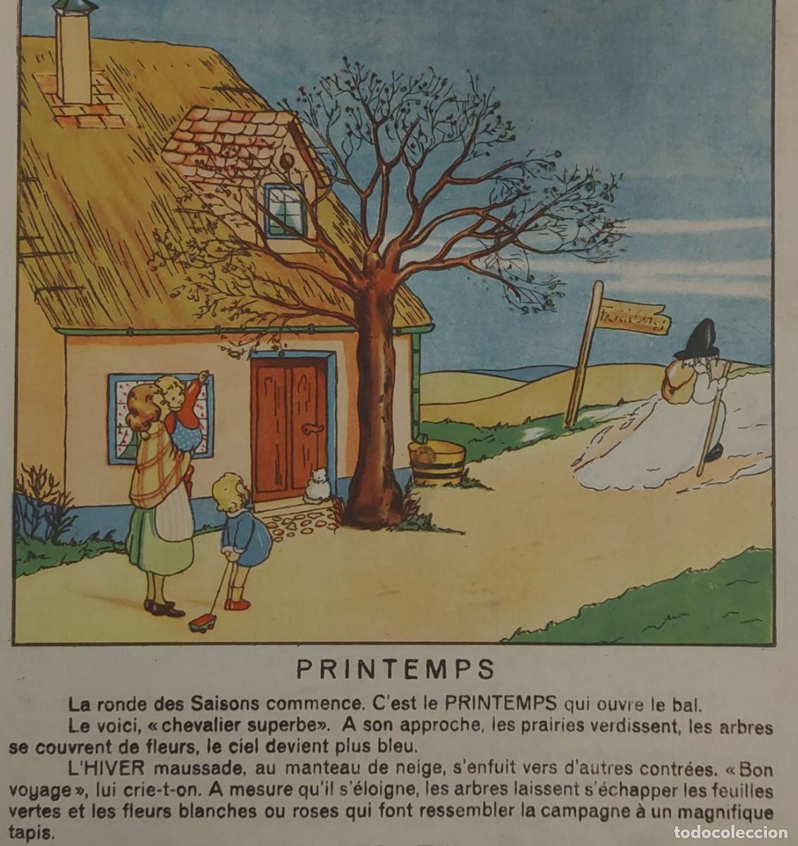 Libros de segunda mano: ANTIGUO CUENTO FRANCES (LAS ESTACIONES DEL A&Ntilde;O ) de la d&eacute;cada de los 50 - Foto 2