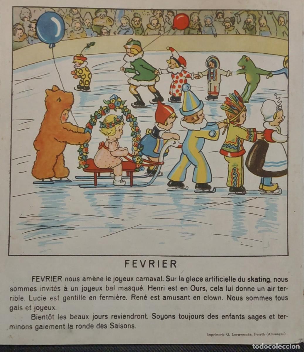 Libros de segunda mano: ANTIGUO CUENTO FRANCES (LAS ESTACIONES DEL A&Ntilde;O ) de la d&eacute;cada de los 50 - Foto 5