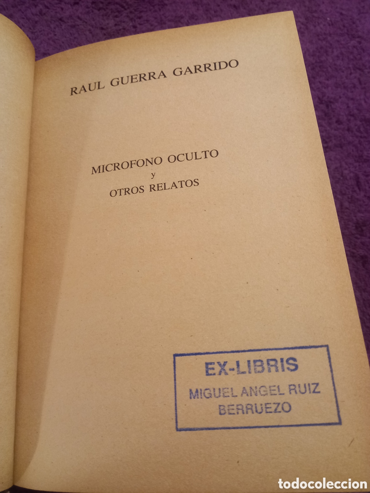 Libros de segunda mano: Antolog&iacute;a de cuentos. Ra&uacute;l Guerra. - Foto 8