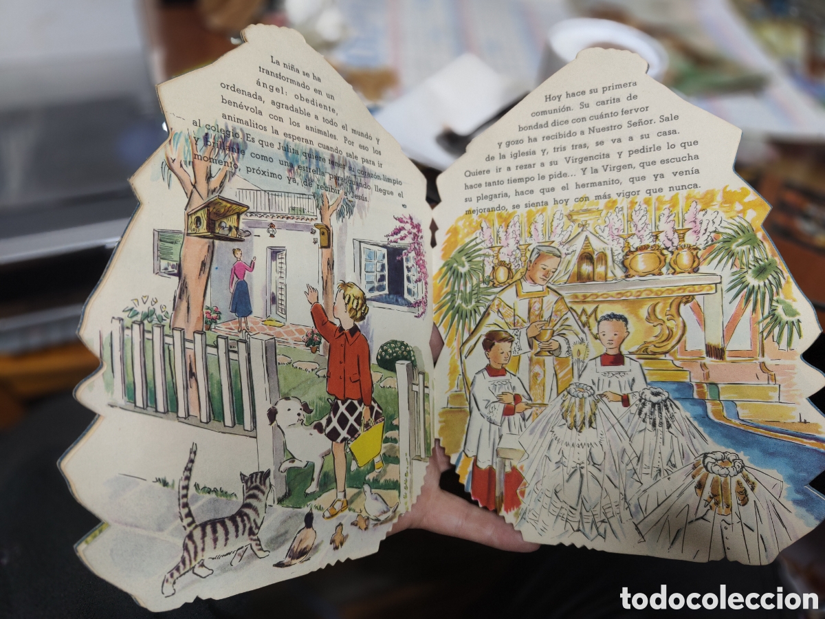Libros de segunda mano: LA PRIMERA COMUNI&Oacute;N DE JULITA CUENTO TROQUELADO - Foto 4