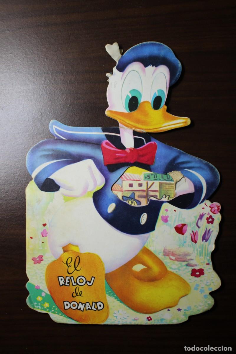 Libros de segunda mano: Cuento troquelado. El reloj de Donald. - Foto 1