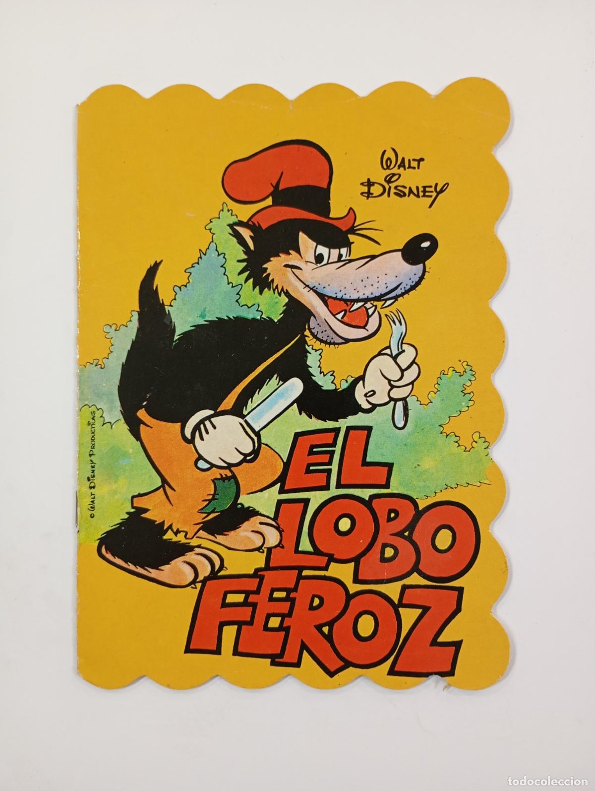 Libros de segunda mano: CUENTO TROQUELADO WALT DISNEY EL LOBO FEROZ. TDKR77 - Foto 1