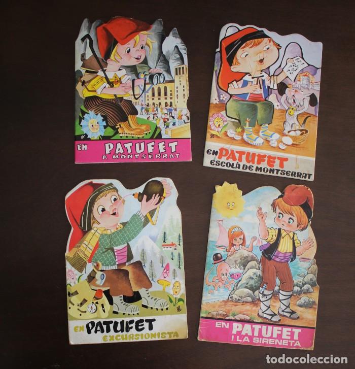 Libros de segunda mano: LOTE 4 CONTES TROQUEL&bull;LATS EN PATUFET, EDICIONS RAYLU. LA SIRENA, EXCURSIONISTA, A MONTSERRAT, ESCOL