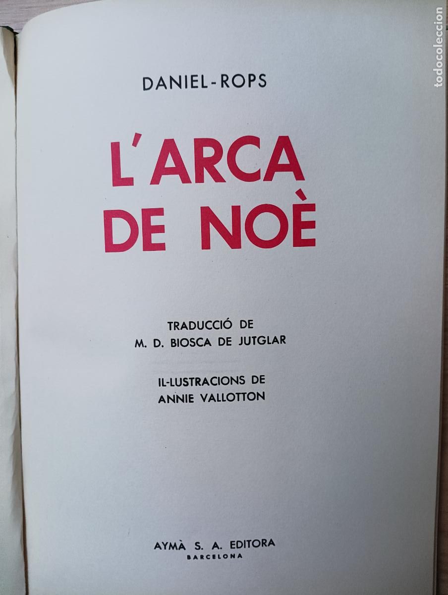 Libros de segunda mano: LArca de No&egrave;. Daniel - Rops - Foto 2