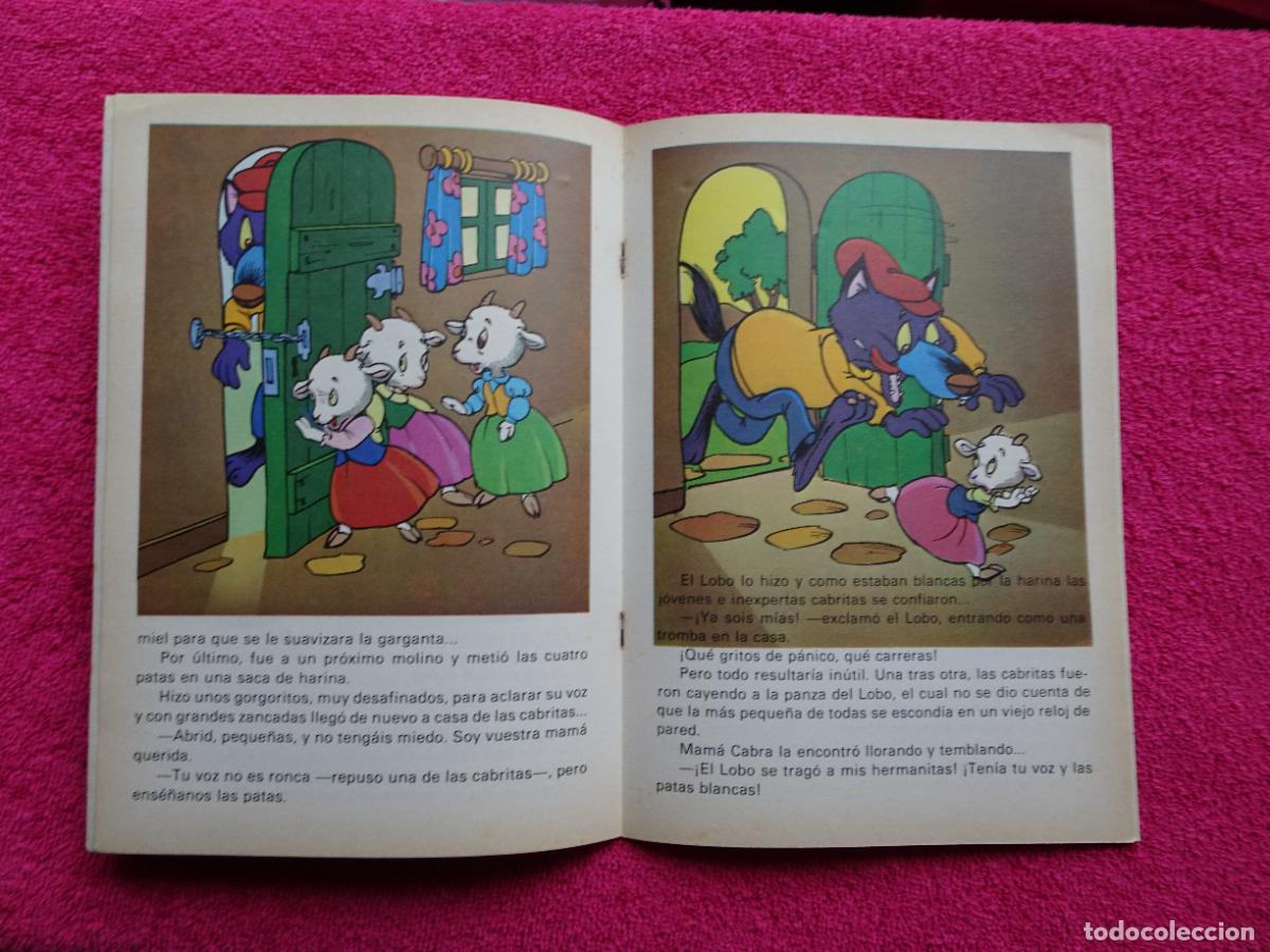 Libros de segunda mano: las 7 cabritas y el lobo cuento ediciones alonso 1984 - Foto 2