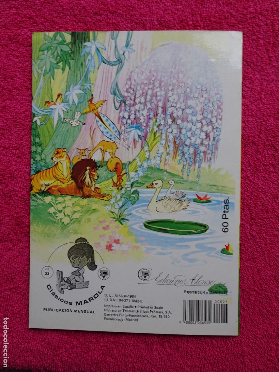 Libros de segunda mano: las 7 cabritas y el lobo cuento ediciones alonso 1984 - Foto 3