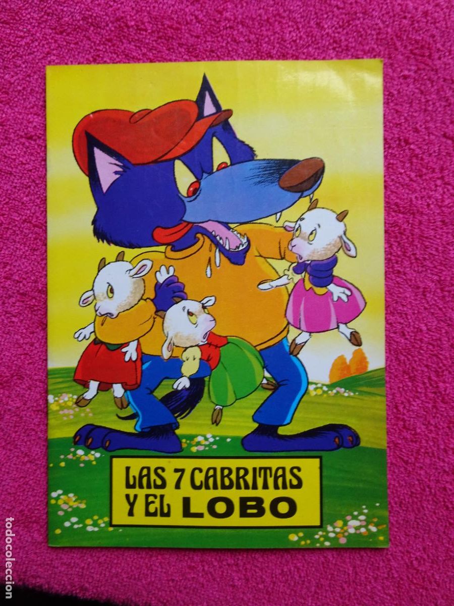 Libros de segunda mano: las 7 cabritas y el lobo cuento ediciones alonso 1984 - Foto 1