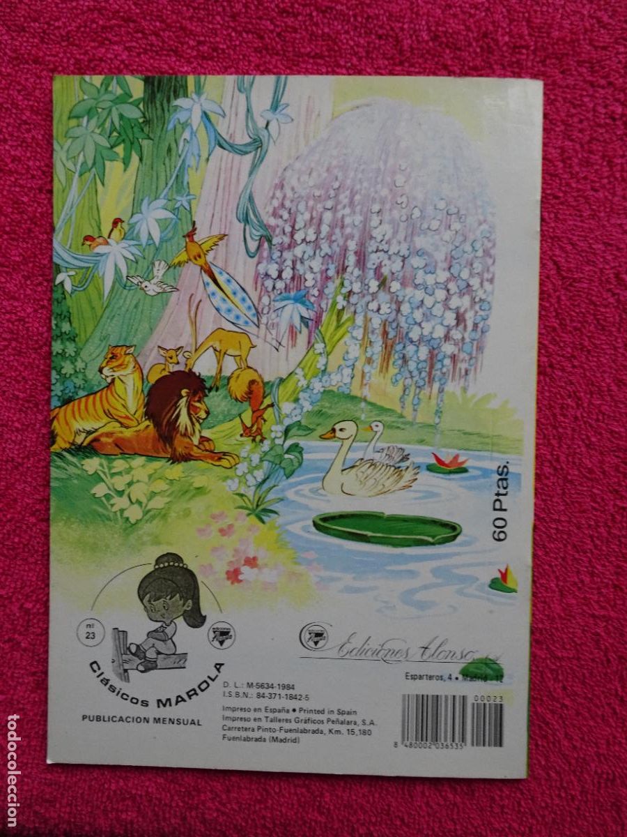 Libros de segunda mano: las 7 cabritas y el lobo cuento ediciones alonso 1984 - Foto 3