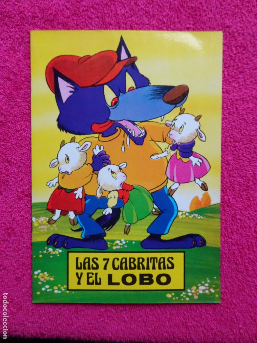 Libros de segunda mano: las 7 cabritas y el lobo cuento ediciones alonso 1984 - Foto 1