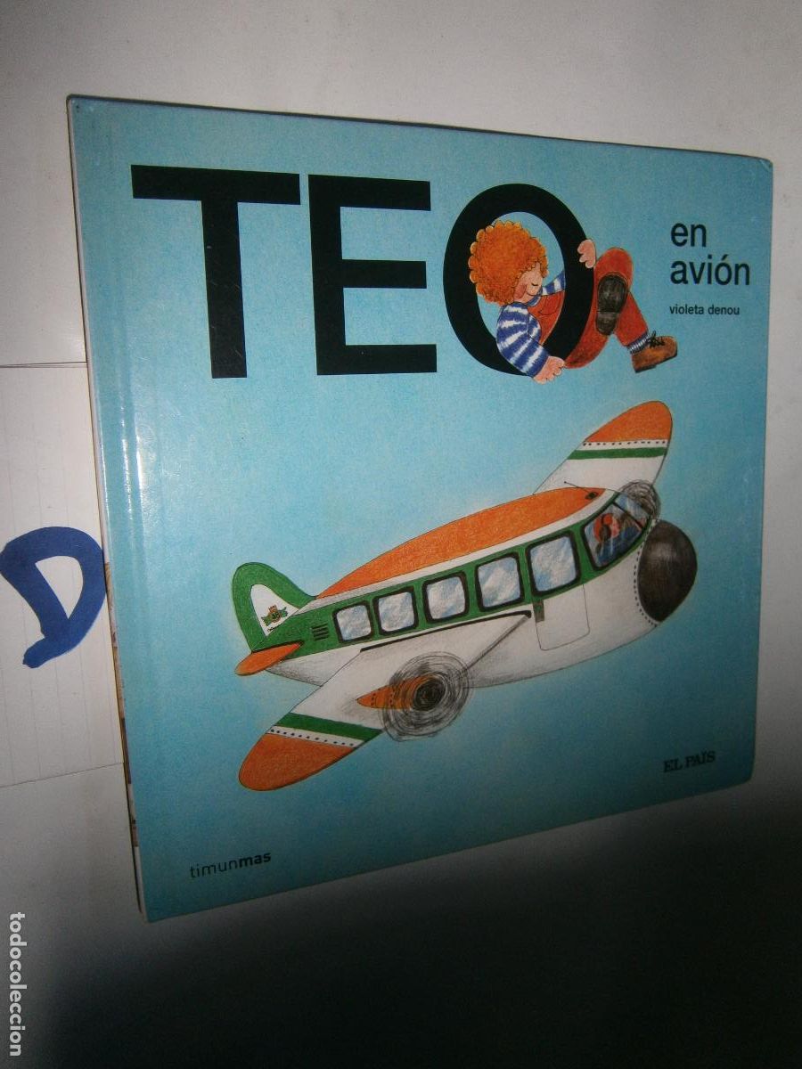 Libros de segunda mano: TEO EN AVION -------- - Foto 1