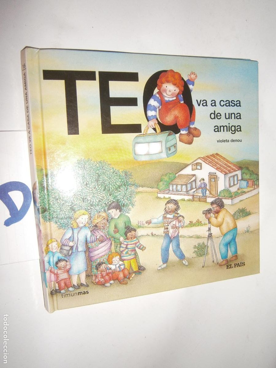 Libros de segunda mano: TEO VA A CASA DE UNA AMIGA - Foto 1