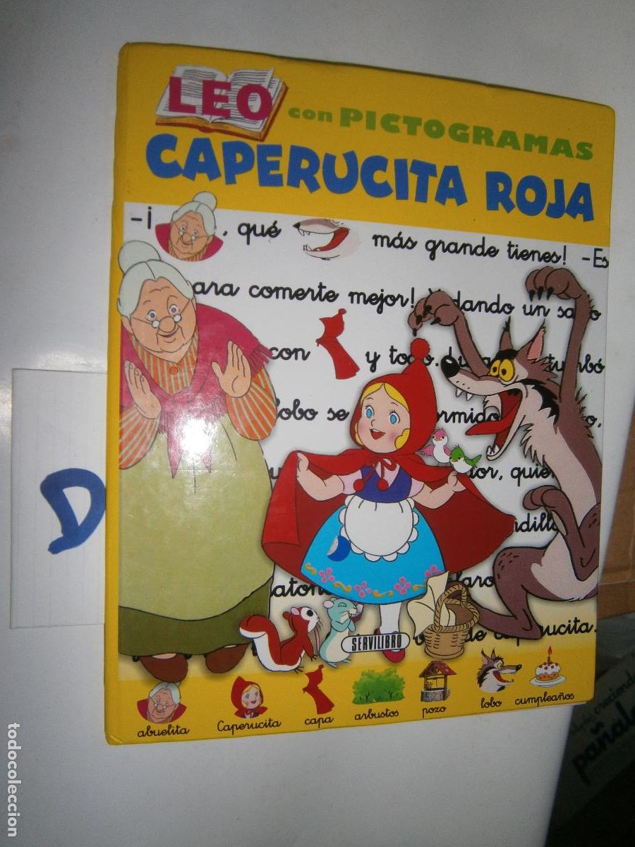 Libros de segunda mano: CAPERUCITA ROJA - PICTOGRAMAS - Foto 1