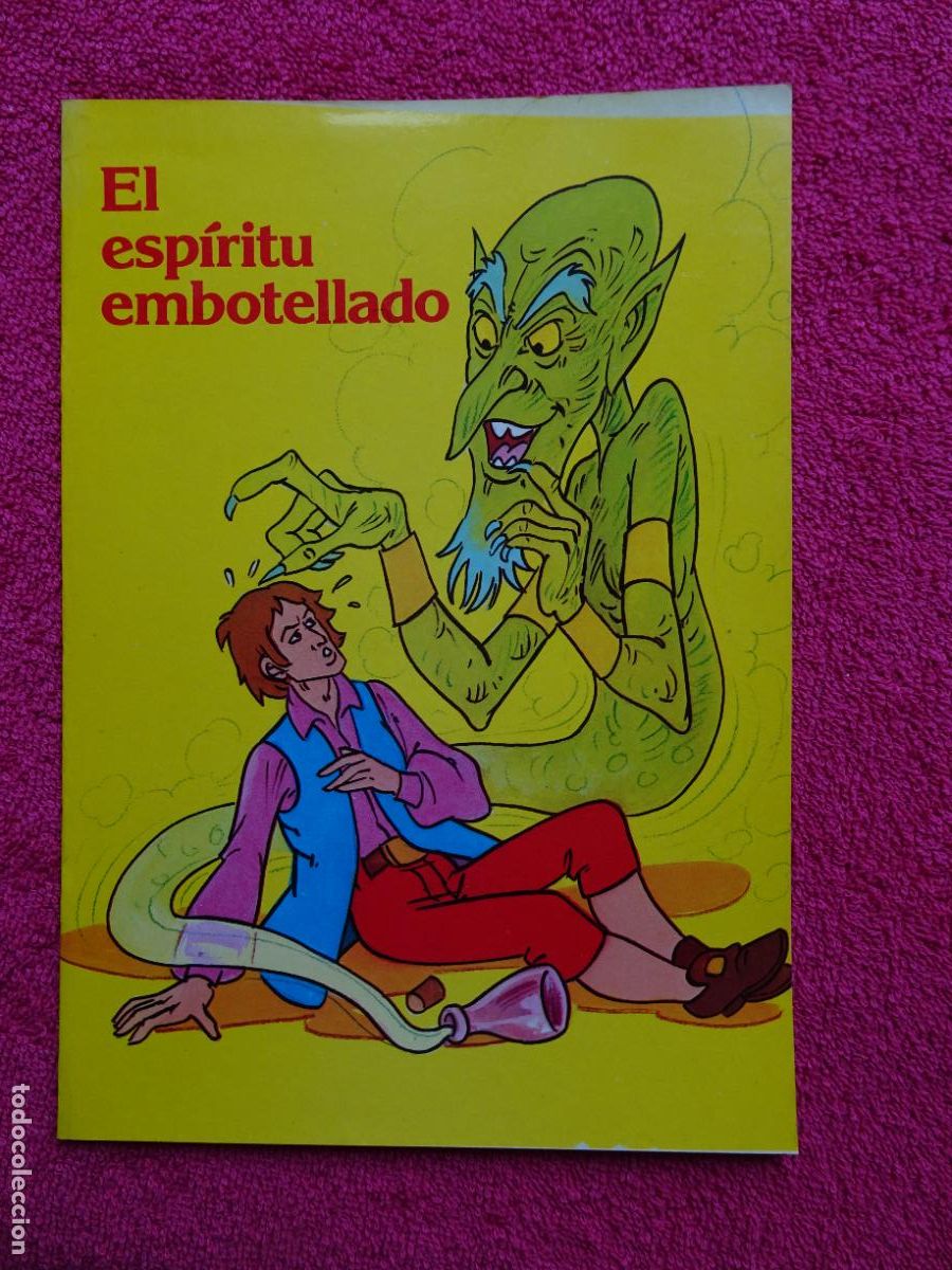 Libros de segunda mano: el esp&iacute;ritu embotellado cuento ediciones alonso 1983 - Foto 1