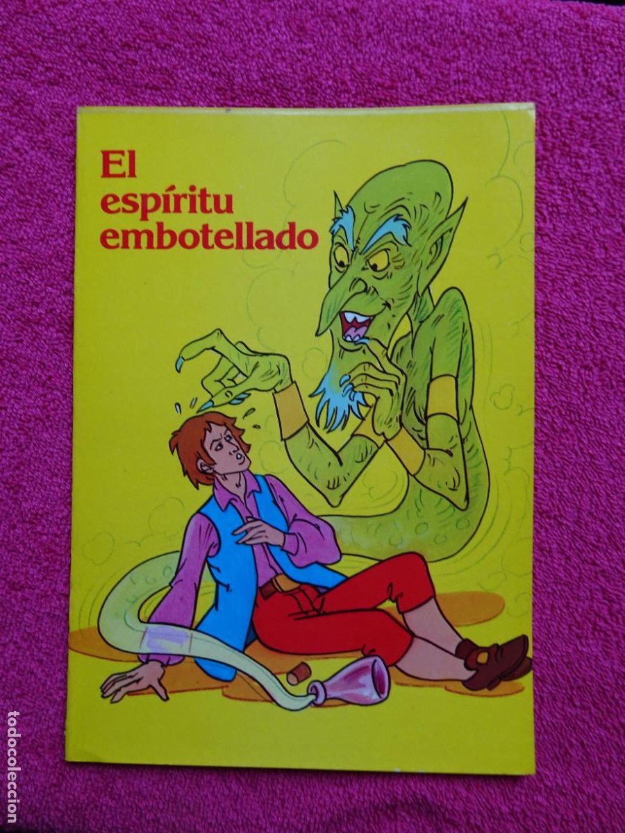 Libros de segunda mano: el esp&iacute;ritu embotellado cuento ediciones alonso 1983 - Foto 1