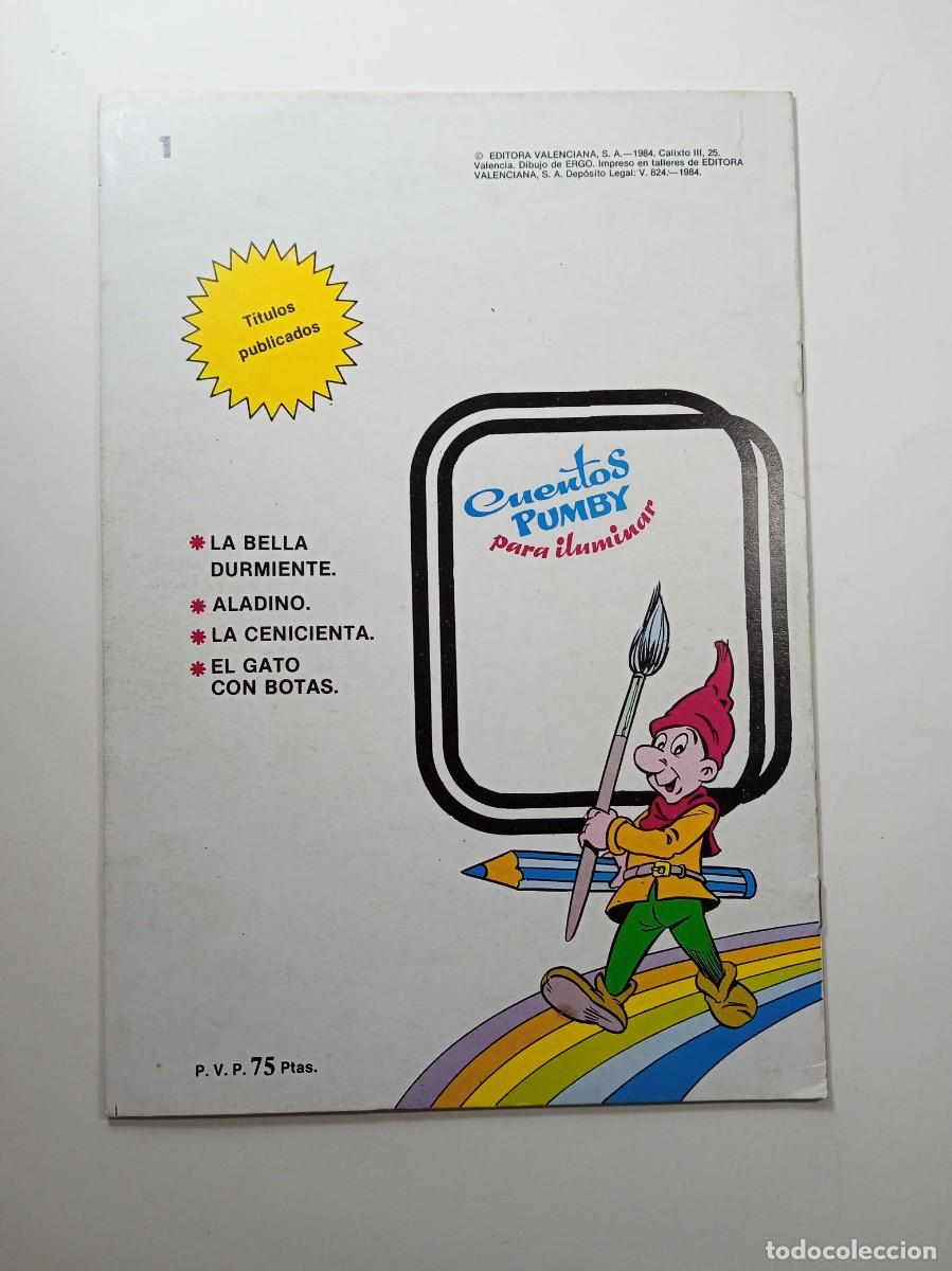 Libros de segunda mano: CUENTOS PUMBY PARA COLOREAR - LA BELLA DURMIENTE - Foto 2
