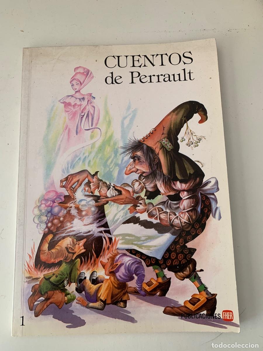 Libros de segunda mano: Cuentos de Perrault 1. El gato con botas . El ruise&ntilde;or - Foto 1