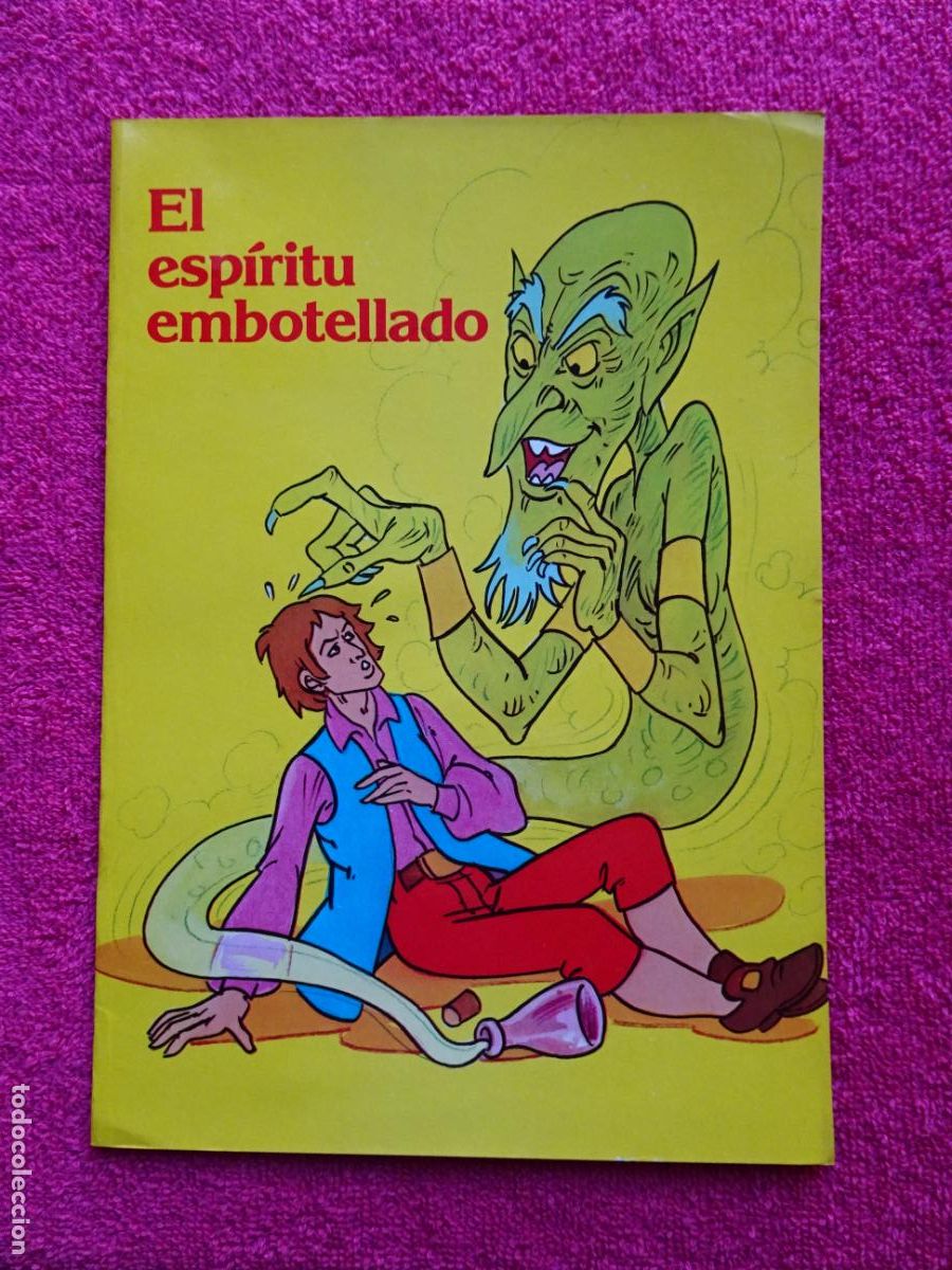 Libros de segunda mano: el esp&iacute;ritu embotellado cuento ediciones alonso 1983 - Foto 1