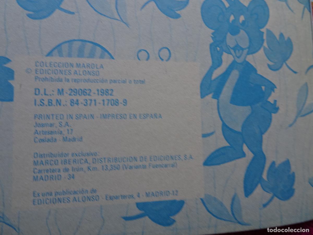 Libros de segunda mano: cuento el toque de la suerte alonso 1982 colecci&oacute;n marola - Foto 2
