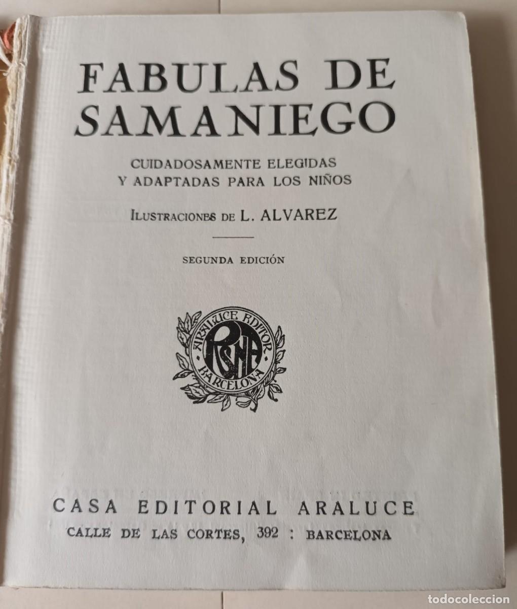 Libros de segunda mano: F&aacute;bulas de Samaniego - Foto 2