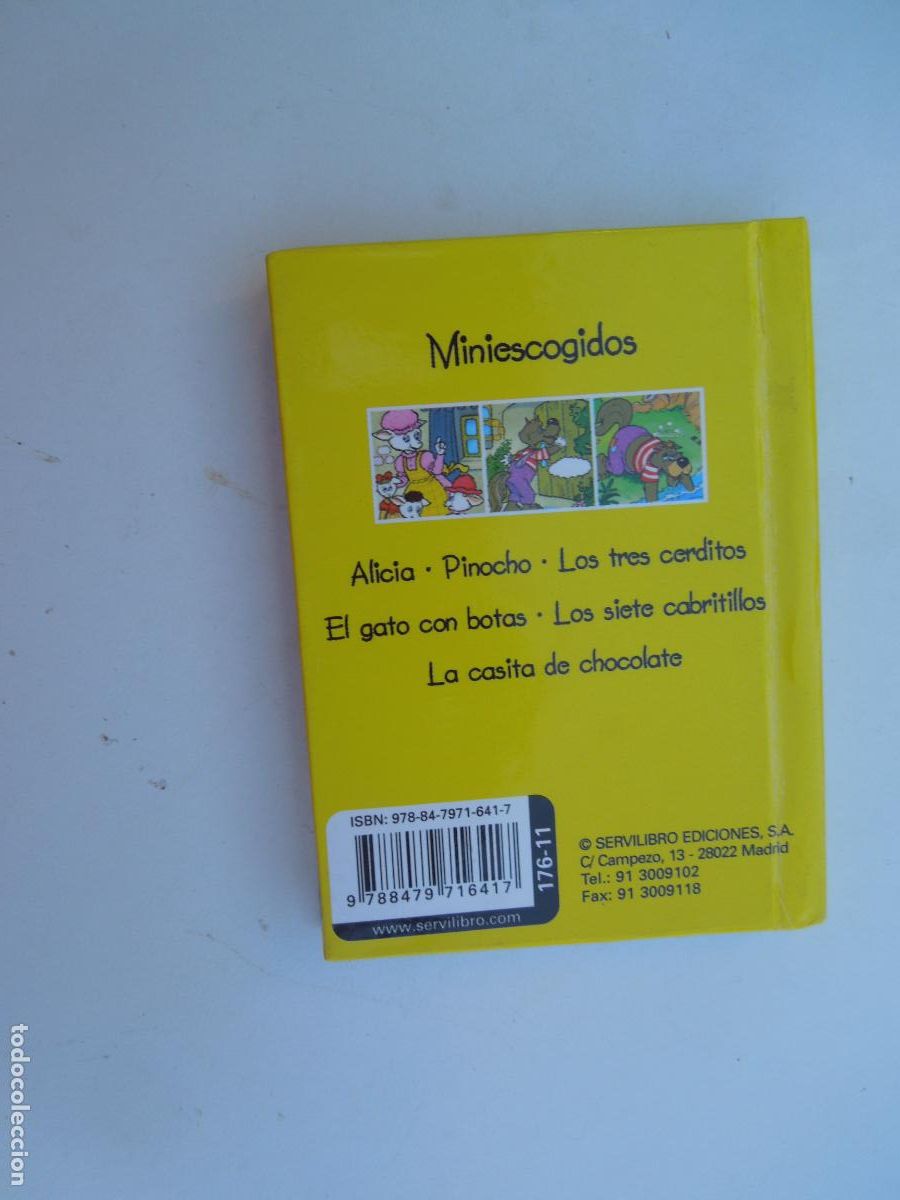 Libros de segunda mano: LOS SIETE CABRITILLOS - SERVILIBRO EDICIONES - MINI LIBRO. - Foto 2