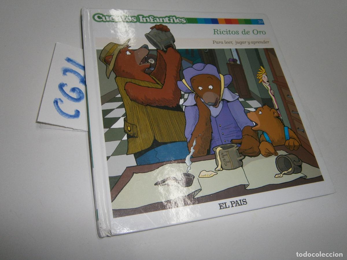 Libros de segunda mano: CUENTOS INFANTILES - PARA LEER, JUGAR Y APRENDER - RICITOS DE ORO - Foto 1