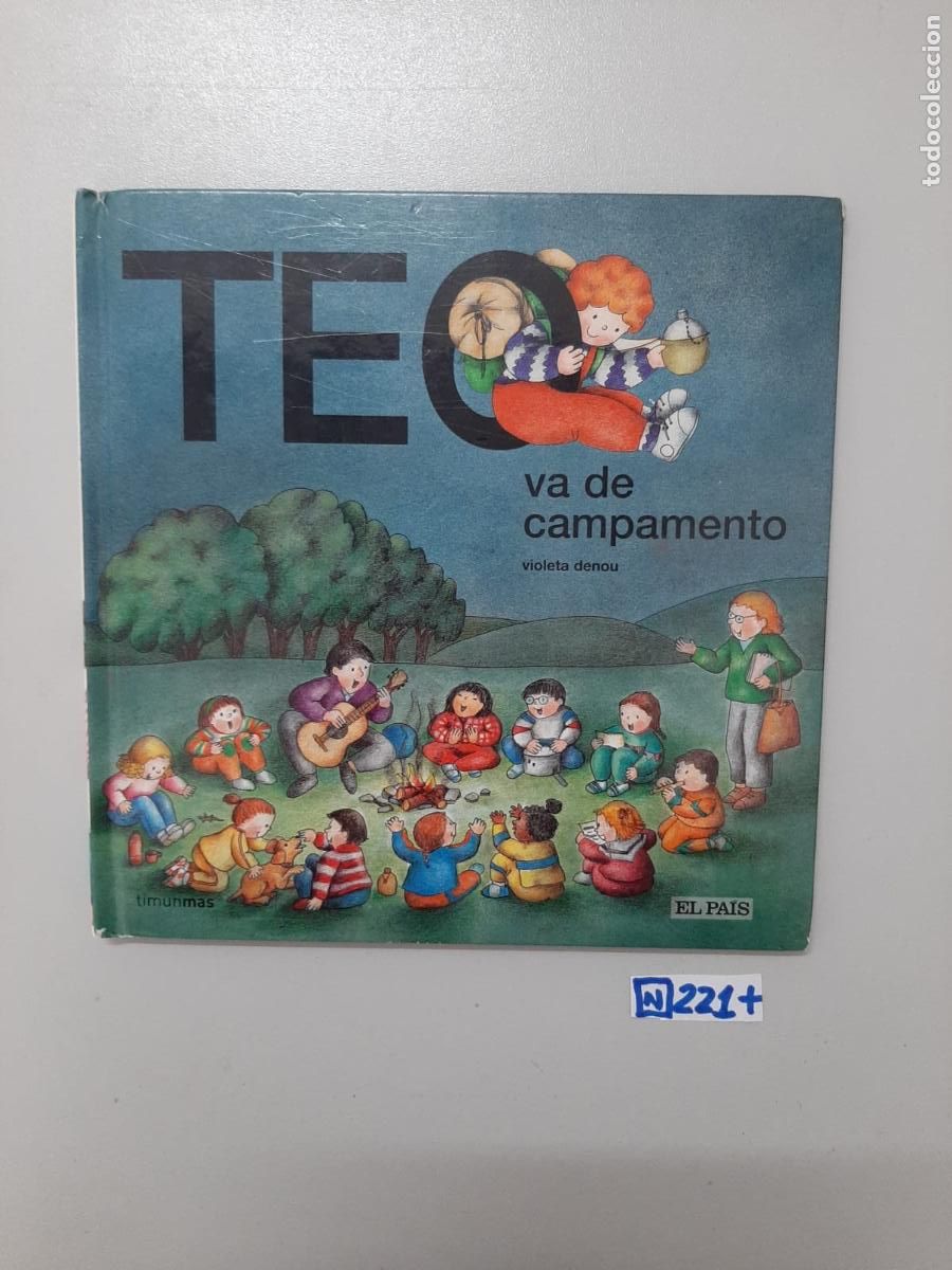 Libros de segunda mano: Libro: Teo va de campamento - Foto 1