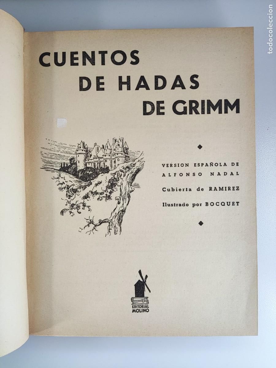 Libros de segunda mano: CUENTOS DE HADAS DE GRIMM / 1957. MOLINO - Foto 1