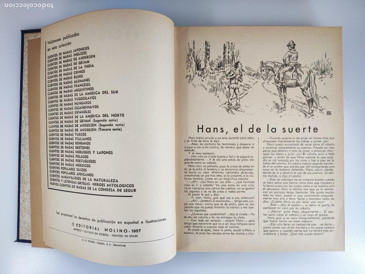 Libros de segunda mano: CUENTOS DE HADAS DE GRIMM / 1957. MOLINO - Foto 5