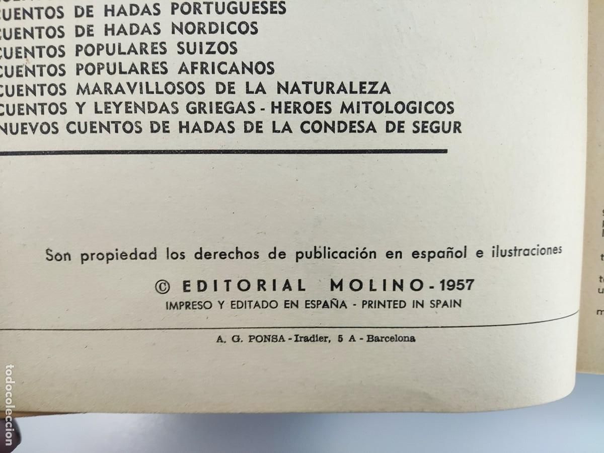 Libros de segunda mano: CUENTOS DE HADAS DE GRIMM / 1957. MOLINO - Foto 3