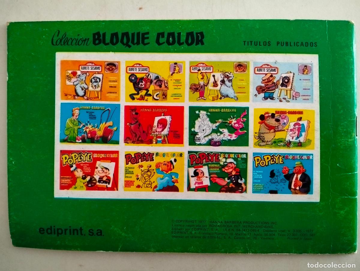 Libros de segunda mano: CUENTO PARA COLOREAR, HANNA-BARBERA - Foto 2