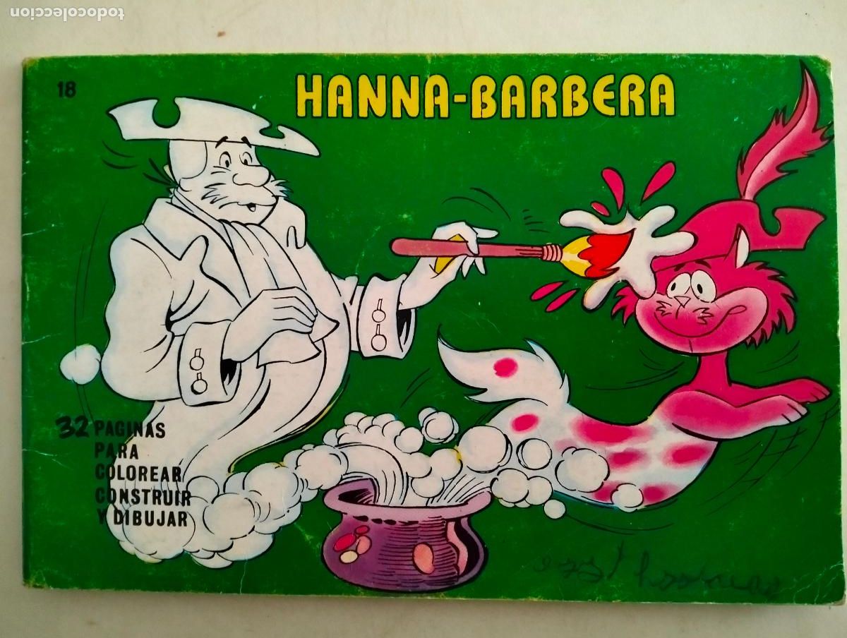 Libros de segunda mano: CUENTO PARA COLOREAR, HANNA-BARBERA - Foto 1