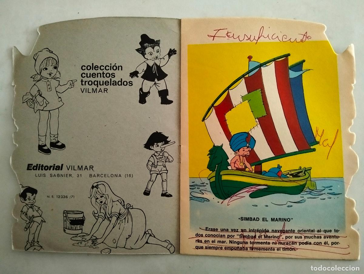 Libros de segunda mano: SIMBAD EL MARINO, TROQUELADO, EDITORIAL VILMAR - Foto 2