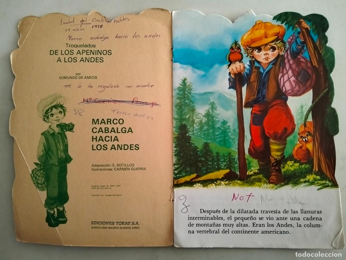 Libros de segunda mano: DE LOS APENINOS A LOS ANDES, TROQUELADO - Foto 2