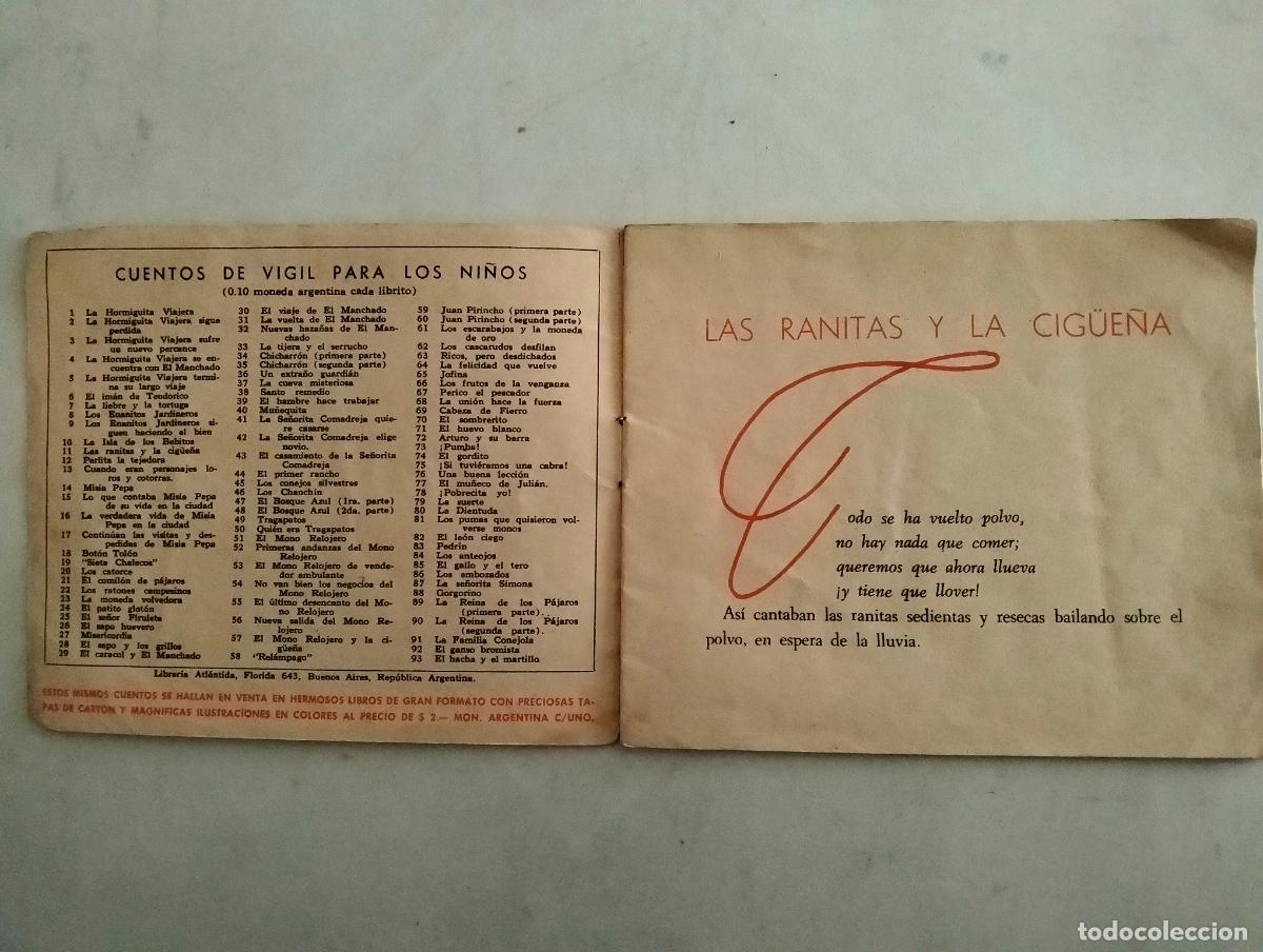 Libros de segunda mano: LAS RANITAS Y LA CIGUE&Ntilde;A, CONSTANCIO C. VIGIL - Foto 2