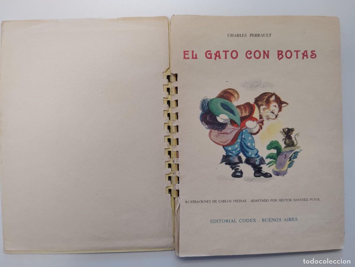 Libros de segunda mano: EL GATO CON BOTAS, CUENTOS DE C&Oacute;DEX, Env&iacute;o gratis, ILUSTRADOR CARLOS FREIXAS - Foto 3