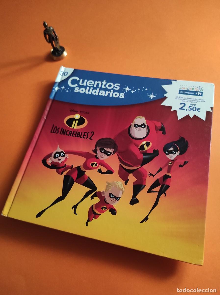 Libros de segunda mano: LOS INCRE&Iacute;BLES 2 (Cuentos Solidarios) - Disney - Foto 1