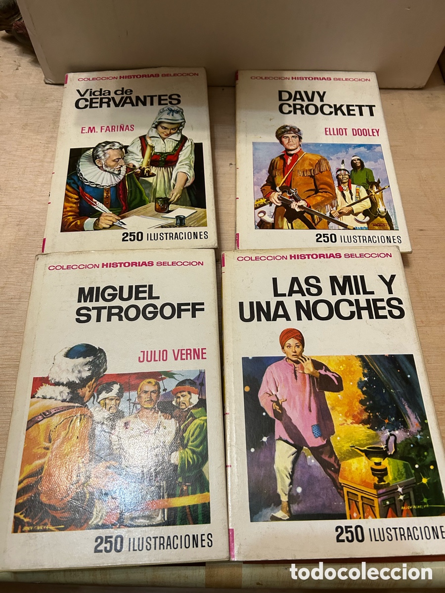 Libros de segunda mano: LOTE CUATRO CUENTOS COLECCION HISTORIAS SELECCION
